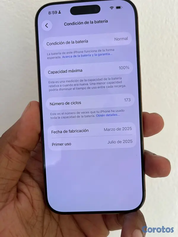 celulares y tabletas - iPhone 16 pro normal 128GB turbo sim 2