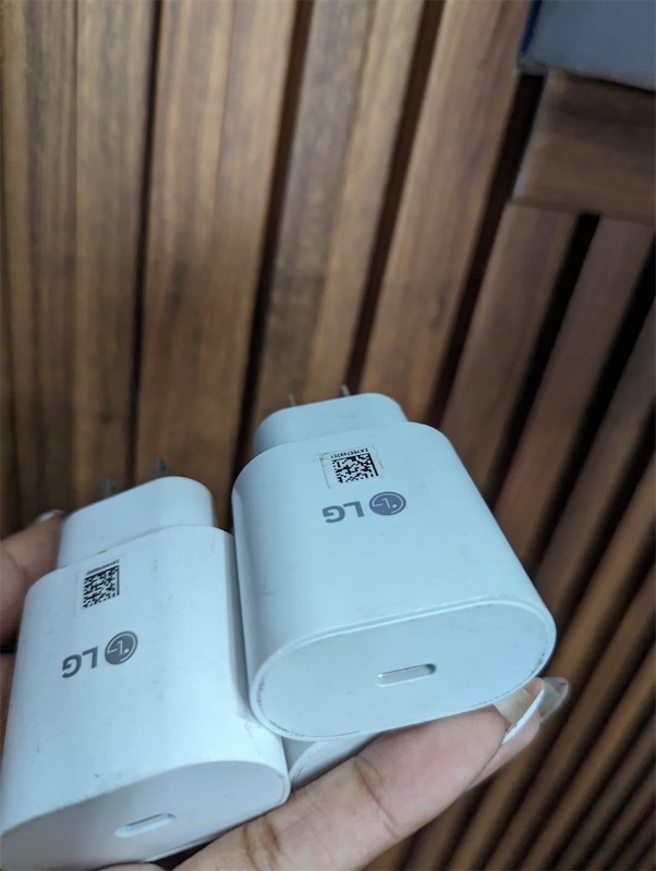 accesorios para electronica - cargador LG original 35W tipo c  0
