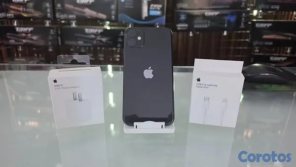 celulares y tabletas - iPhone 11 128GB Negro desbloqueado de fabrica 2