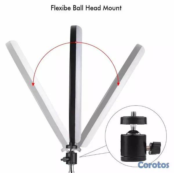 accesorios para electronica - Aro de luz de 14 pulgadas con trípode, ideal para instagram, tik tok, youtube 4