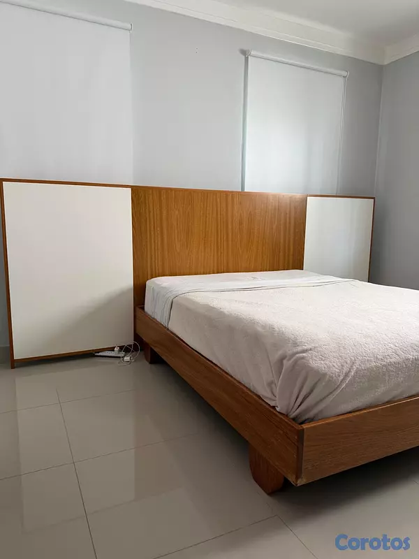 muebles y colchones - Cama Queen moderna | Lista para usar 2