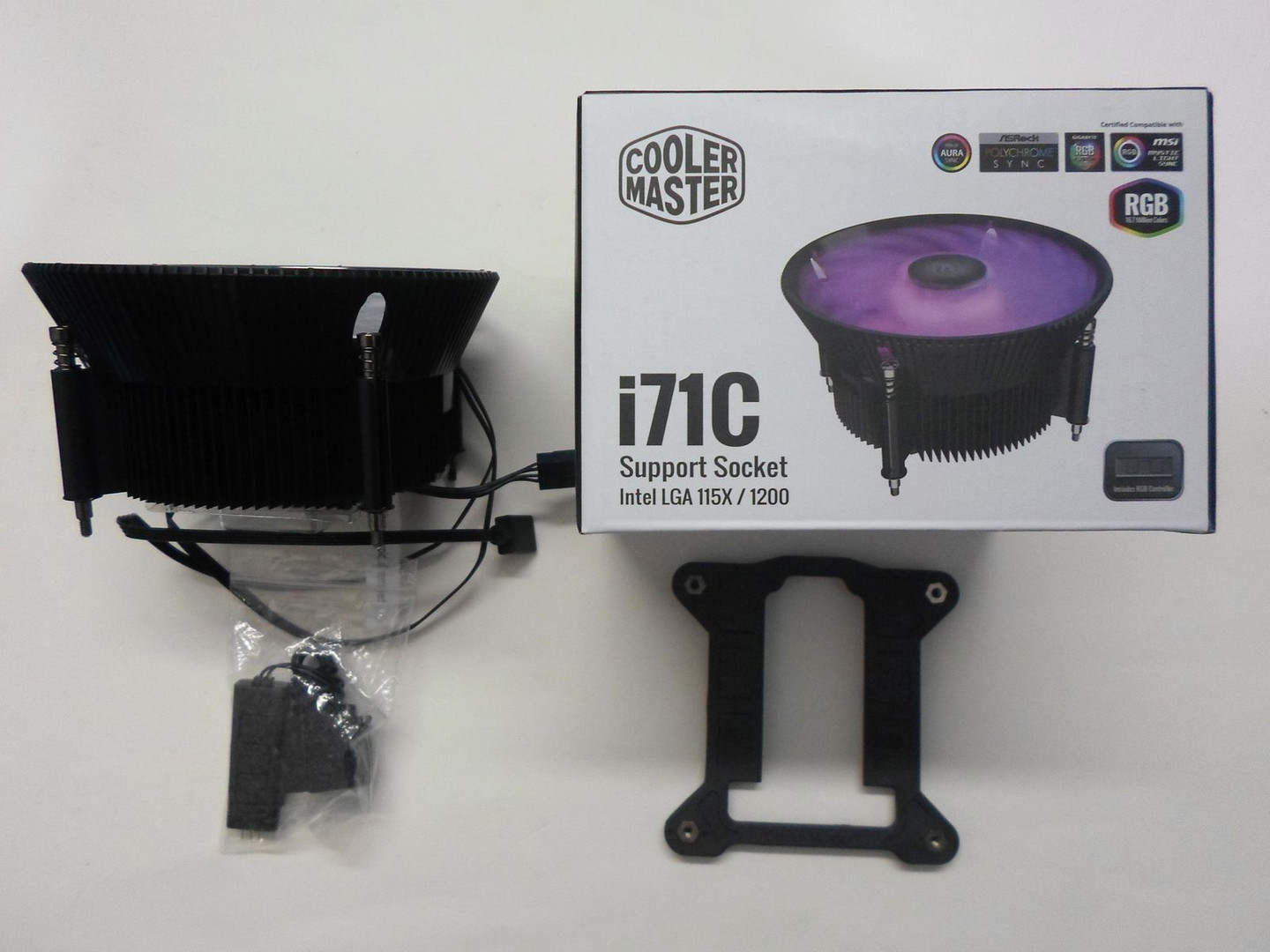 otros electronicos - Fan Cooler Master i71C RGB for Socket 1156/1155/1151/1150/1200 5