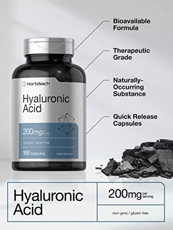 Salud y Equipamiento Médico - Acido Hialuronico 200 Mg 150 Cap Horbaach 4