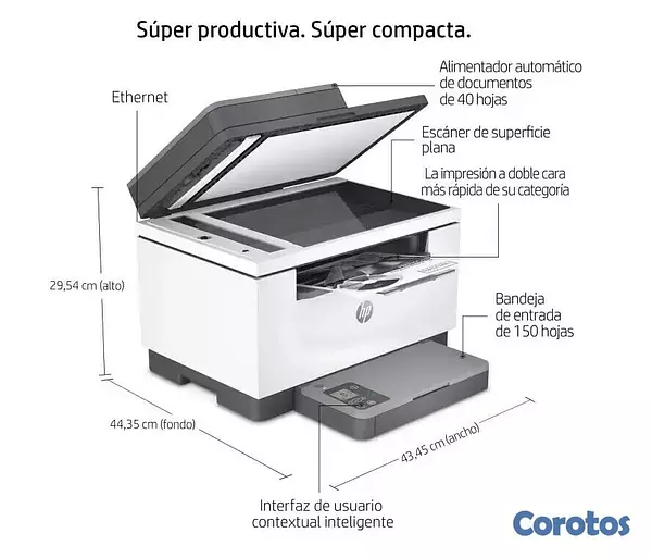 impresoras y scanners - MULTIFUNCTION LASER HP DUPLEX - WIRELESS AC ( COPIER / PRINTER / SCANNER )  2