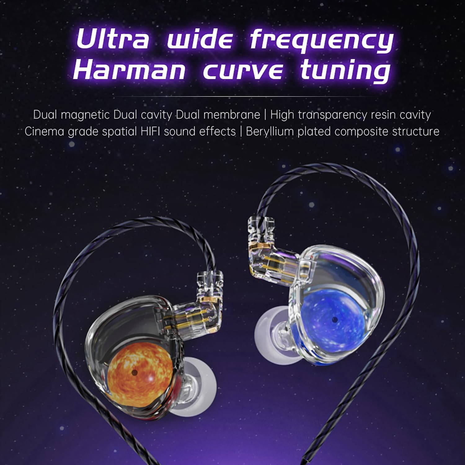 camaras y audio - Auriculares IEM ND Planet Driver Dinámico 12mm 1