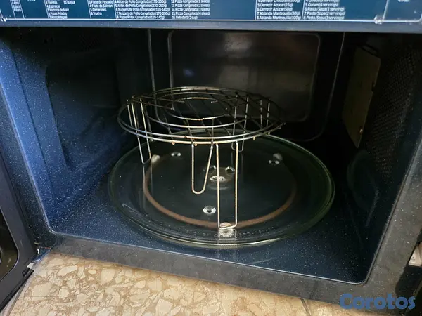 electrodomesticos - Vendo Horno Microondas Samsung Black Mirror  6
