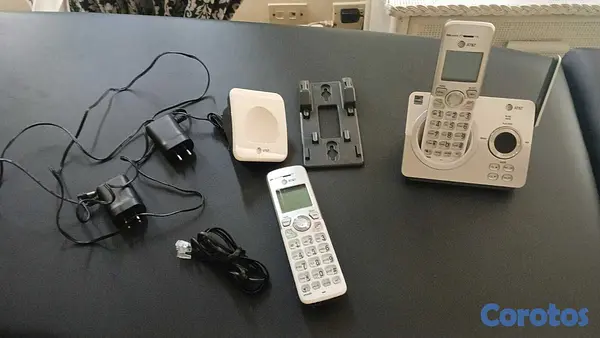otros electronicos - EN VENTA SET TELEFONO INALAMBRICO DE DOS UNIDADES, 3