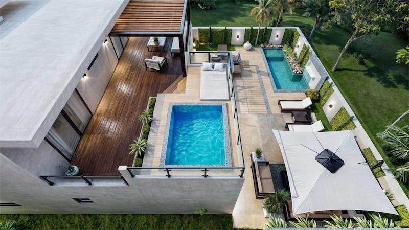 casas vacacionales y villas - Venta de villas con 400mts y  piscina en punta cana zona turística  3