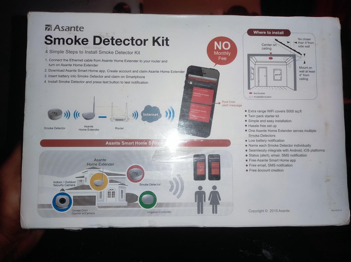 otros electronicos - Detector de humo 1