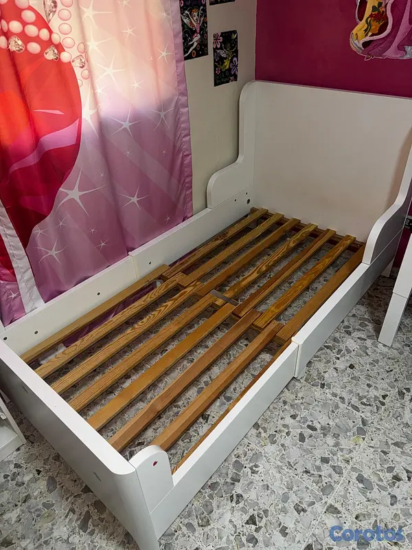 muebles y colchones - Cama de Niños Extraible Como Nueva  4