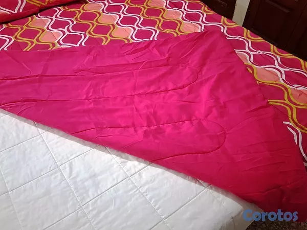 muebles y colchones - Colcha Reversible Full/Twin + Funda  3