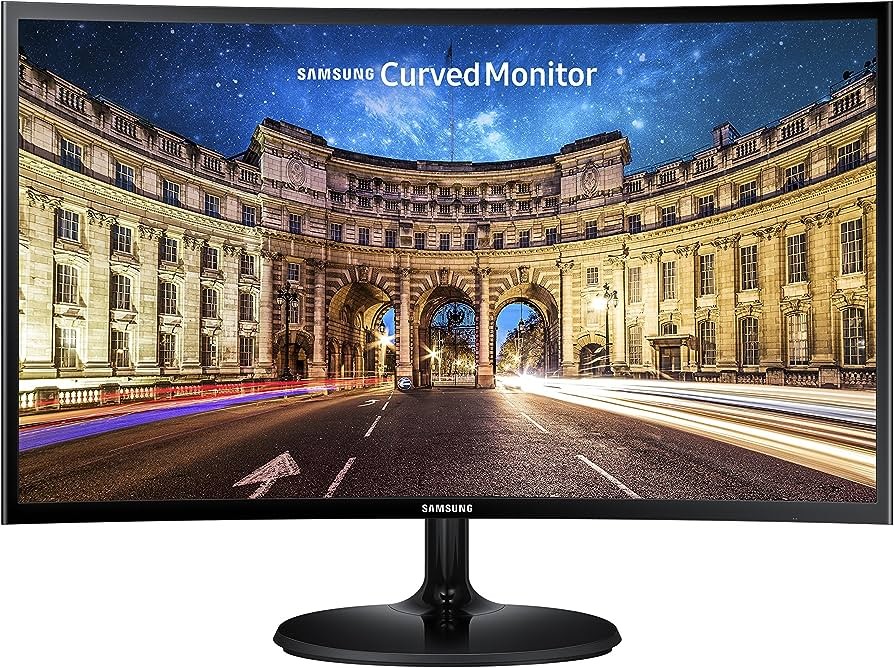 computadoras y laptops - MONITOR SAMSUNG CURVO 24" FHD (1,920 X 1,080),  LED MODELO NUEVO 0