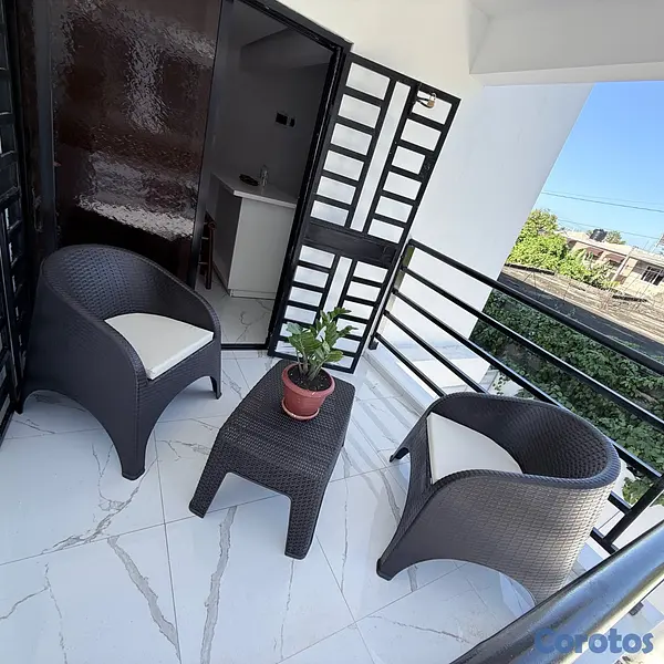 apartamentos - Apartamento de 2 Habitaciones con Rooftop, Vista a 9
