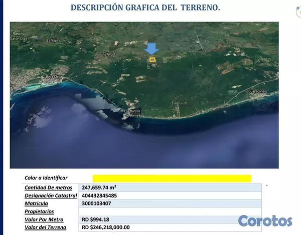 solares y terrenos - En Venta Gran Solar en Carretera mella km42 Guaycanes 3