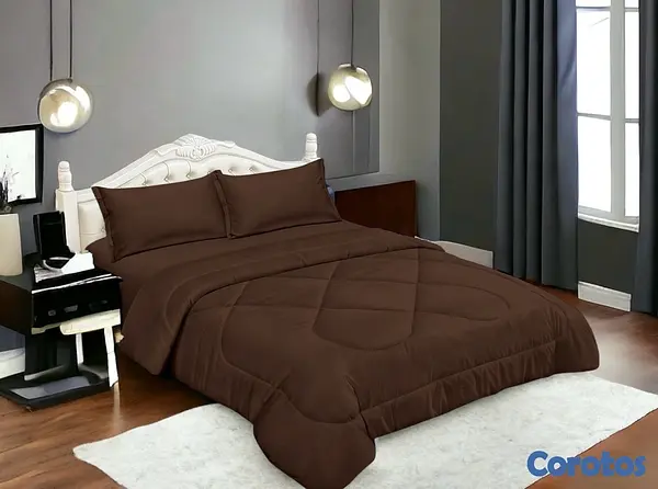 muebles y colchones - juego de colcha 3 pieza para cama de 60  6