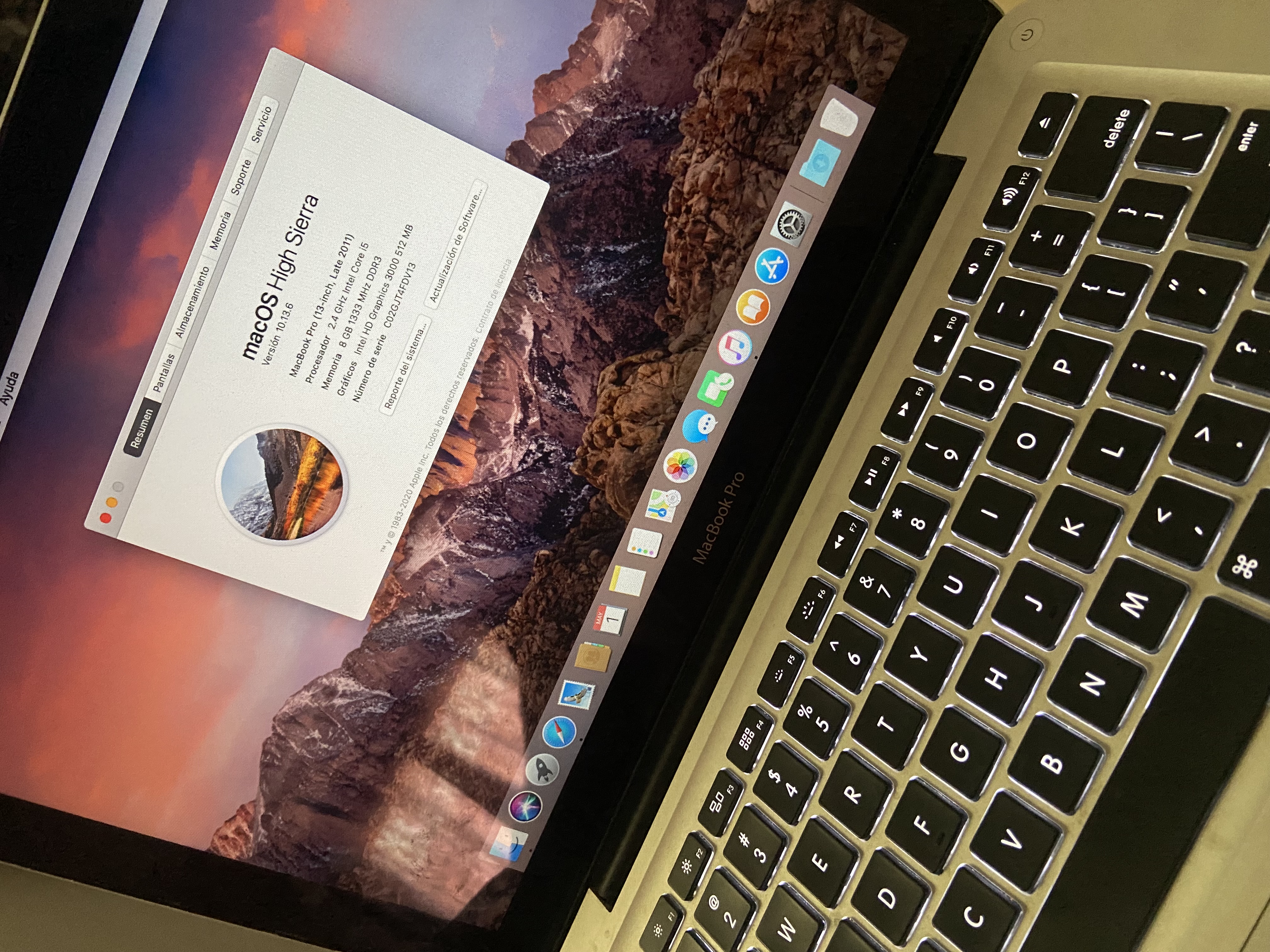 computadoras y laptops - MacBook pro 2011 3
