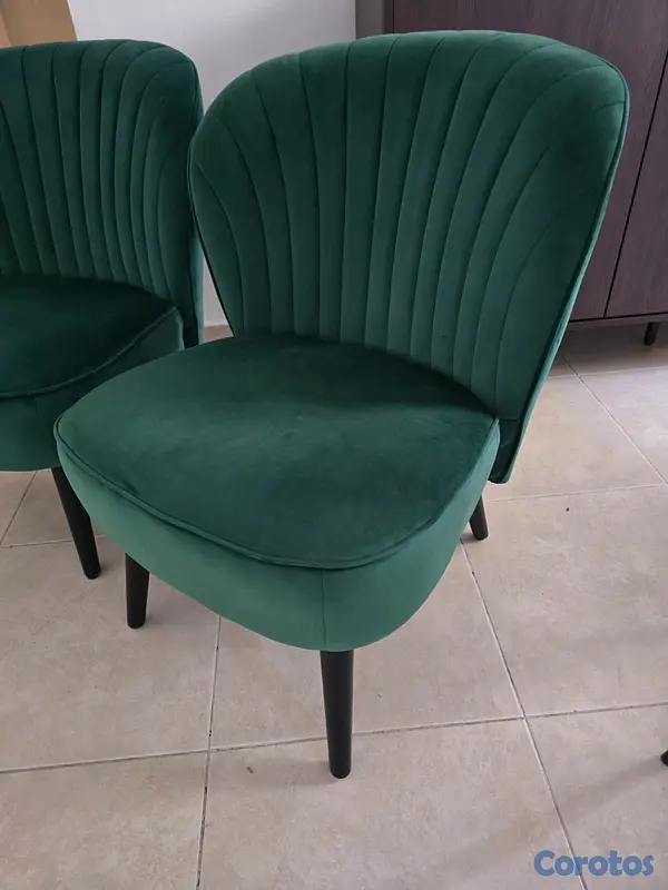 muebles y colchones - Butacas verdes  4