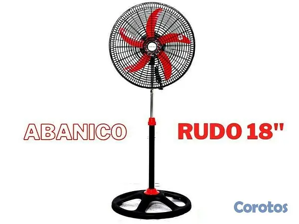 aires acondicionados y abanicos - Abanico de pedestal de 18 pulgada RUDO FS-4508 3