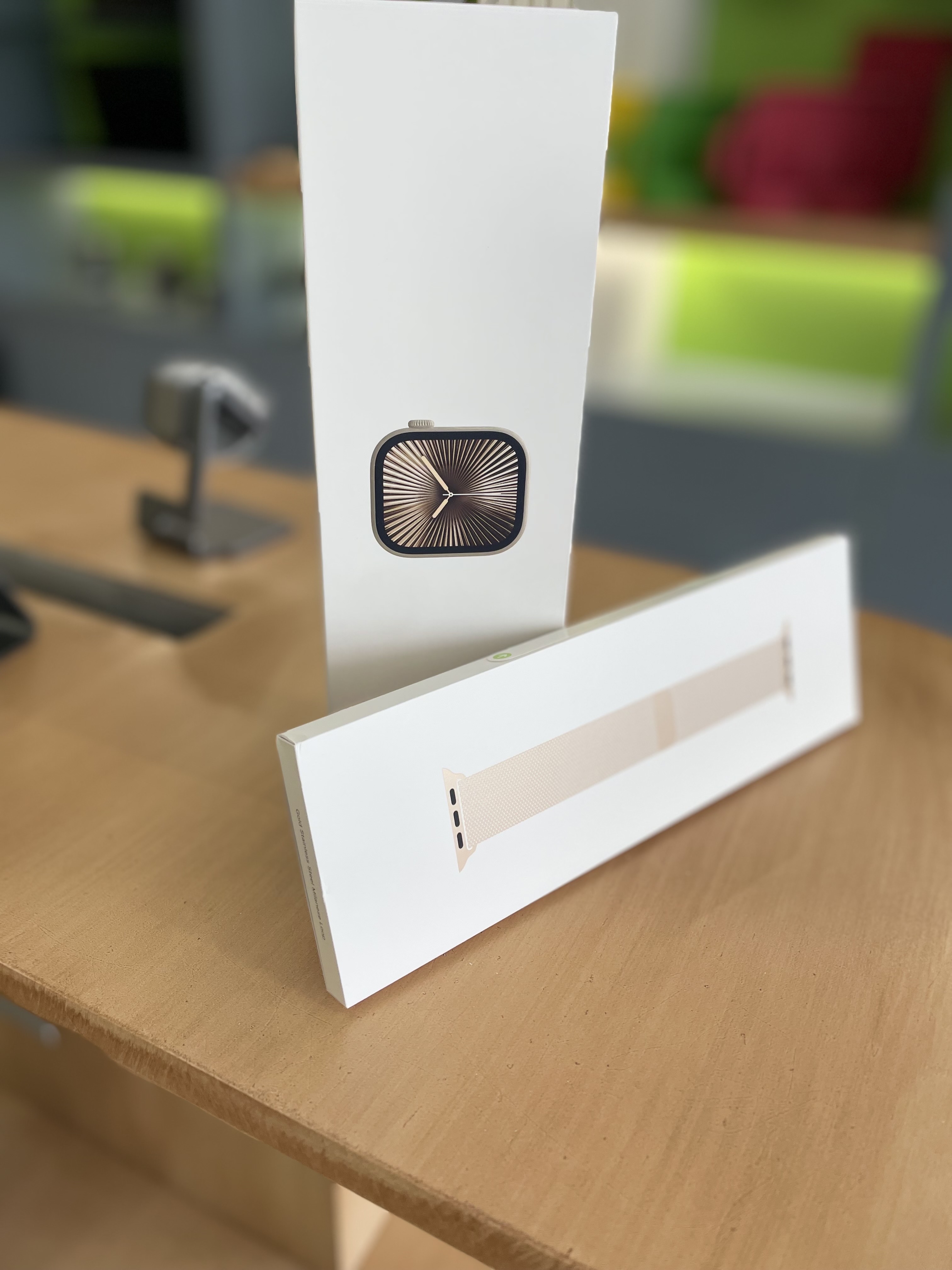 otros electronicos - Apple Watch serie 10 42mm acero inoxidable LTE CLEAN con correa milanesa 2