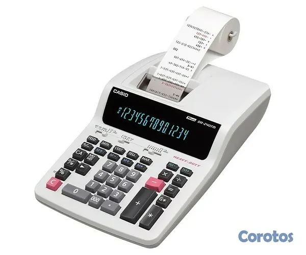impresoras y scanners - CALCULADORA ,SUMADORA CASIO DR-240TM ,14 dígitos 
EN PANTALLA, DE USO PESADO  3