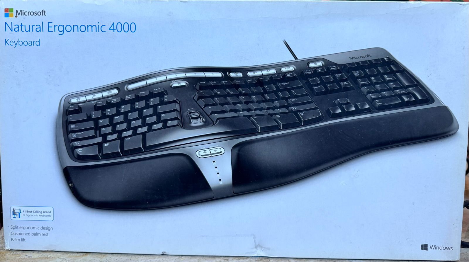 accesorios para electronica - Vendo Nuevo Teclado Microsoft Natural Erogonomic 4000 