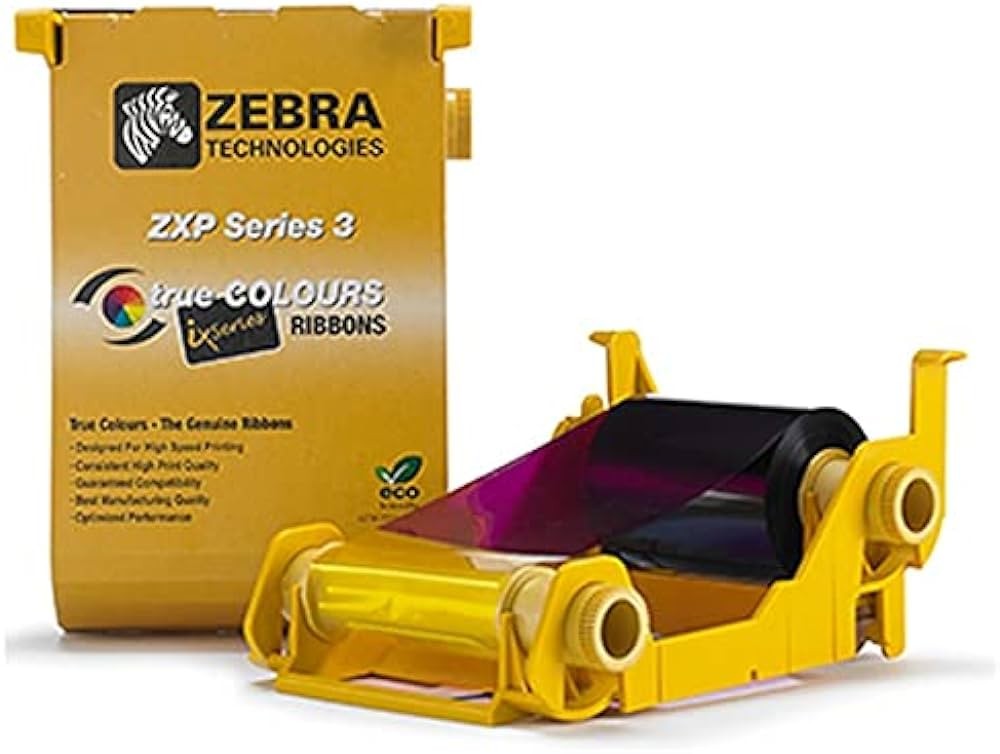 impresoras y scanners - CINTA PARA IMPRESORA ZEBRA ZXP SERIE 3, COLOR YMCKO, RENDIMIENTO 200 IMPRESIONES 0