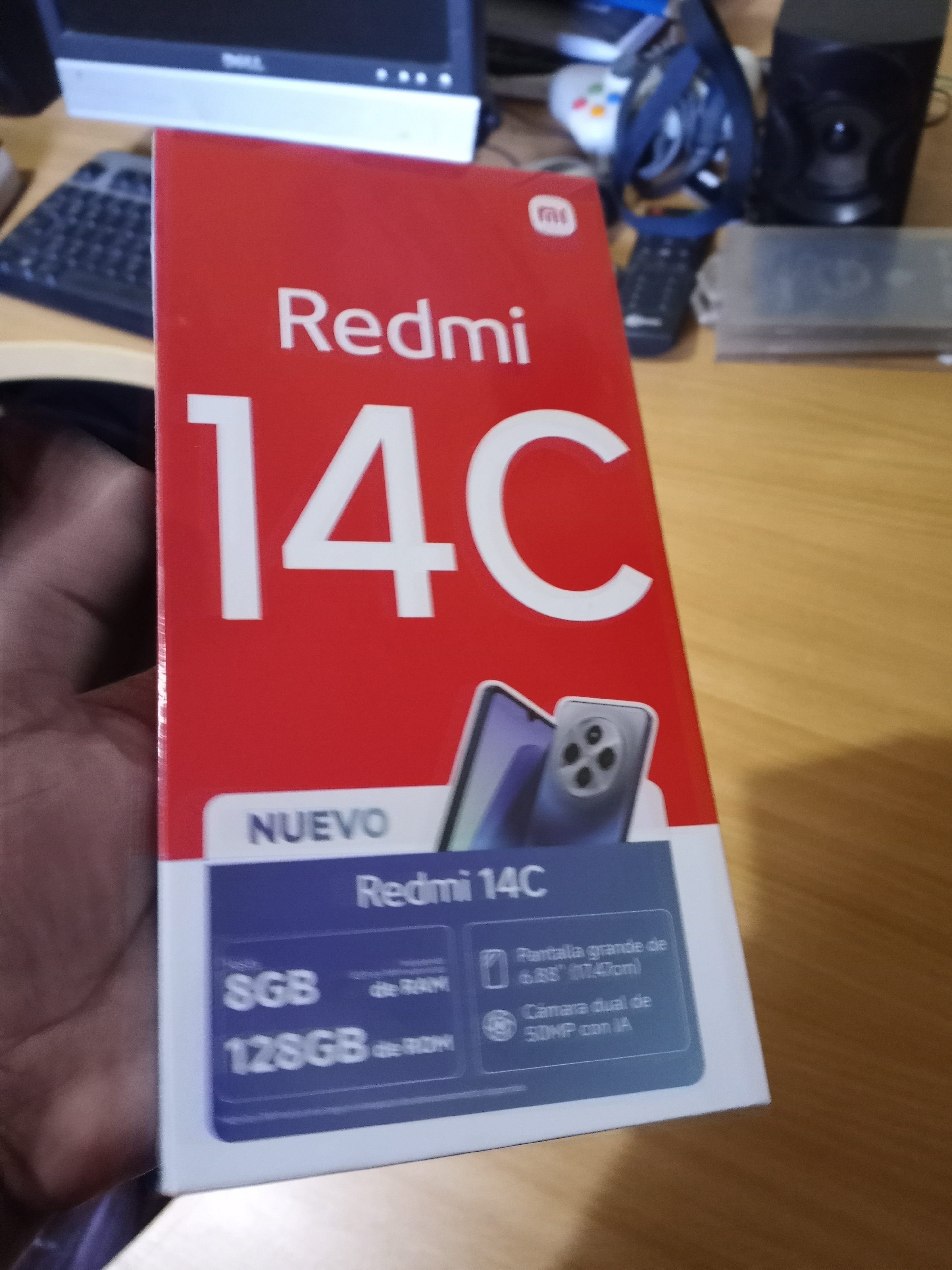 celulares y tabletas - Xioami redmi 14c 128gb, 8gb de Ram azul nuevo con su caja y sus accesorios. 2