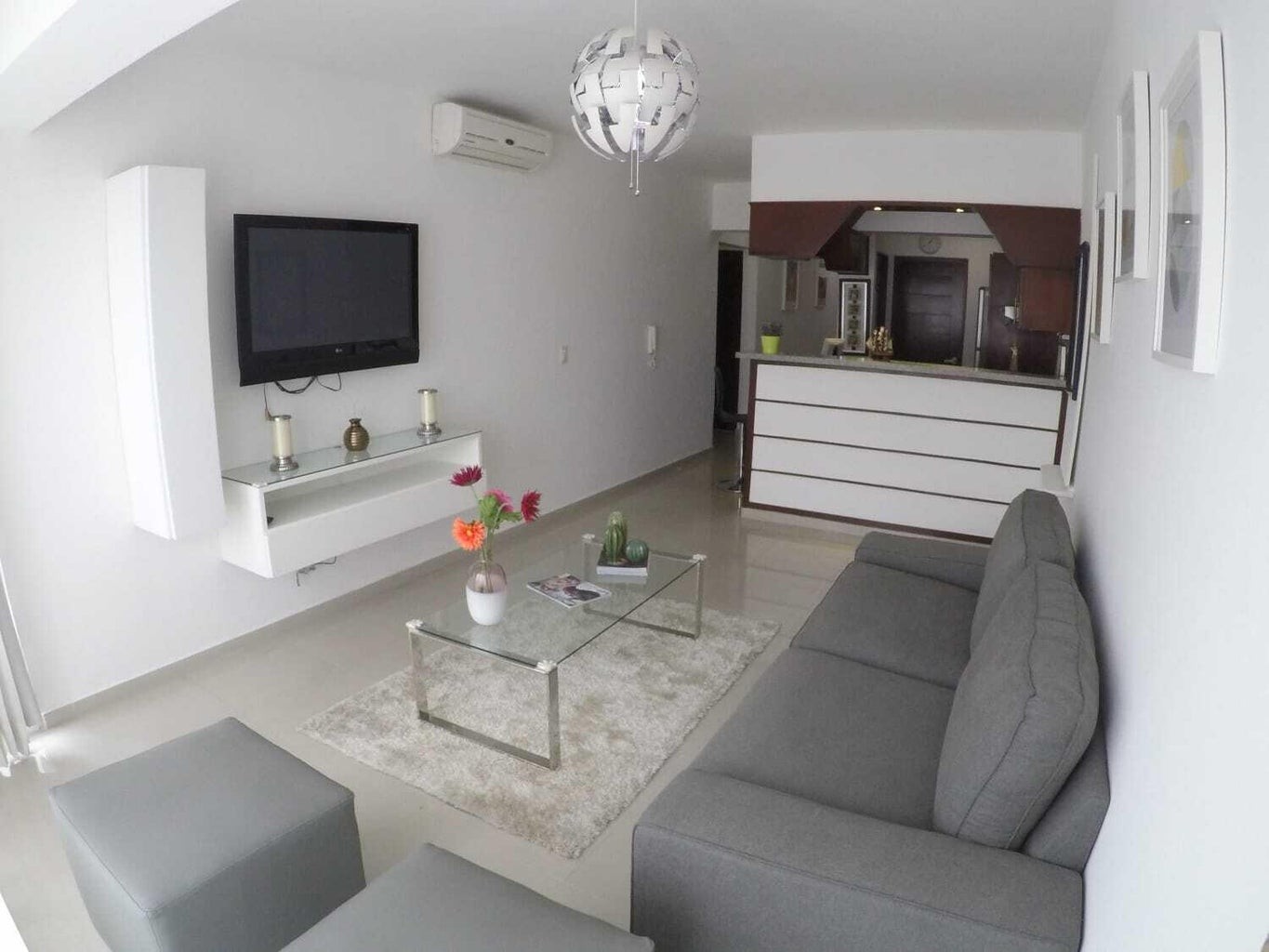 apartamentos - Gazcue Amplio Apartamento Amueblado alquiler de Dos Habitaciones 9