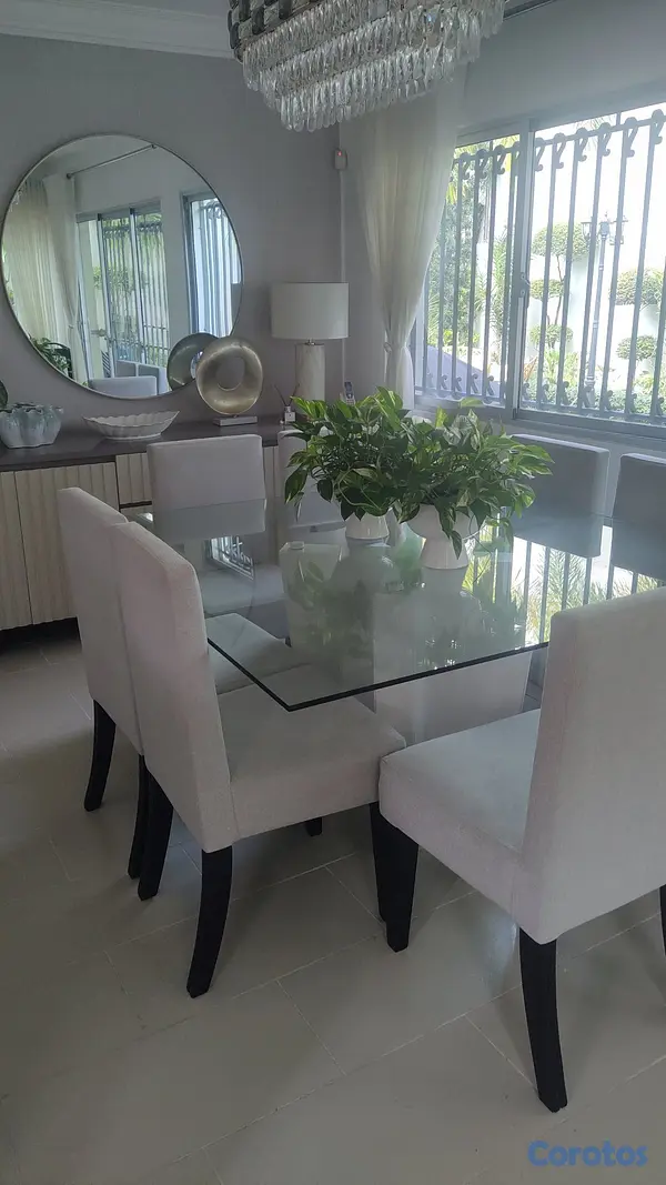 muebles y colchones - Comedor de 8 sillas 4