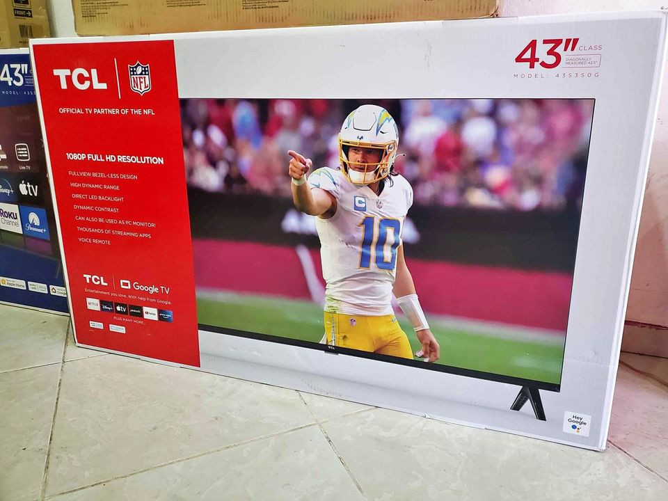 tv - SMART TV TCL DE 43 PULGADAS GOOGLE TV CONTROL POR VOZ 2025 1080P FULL HD NUEVAS
