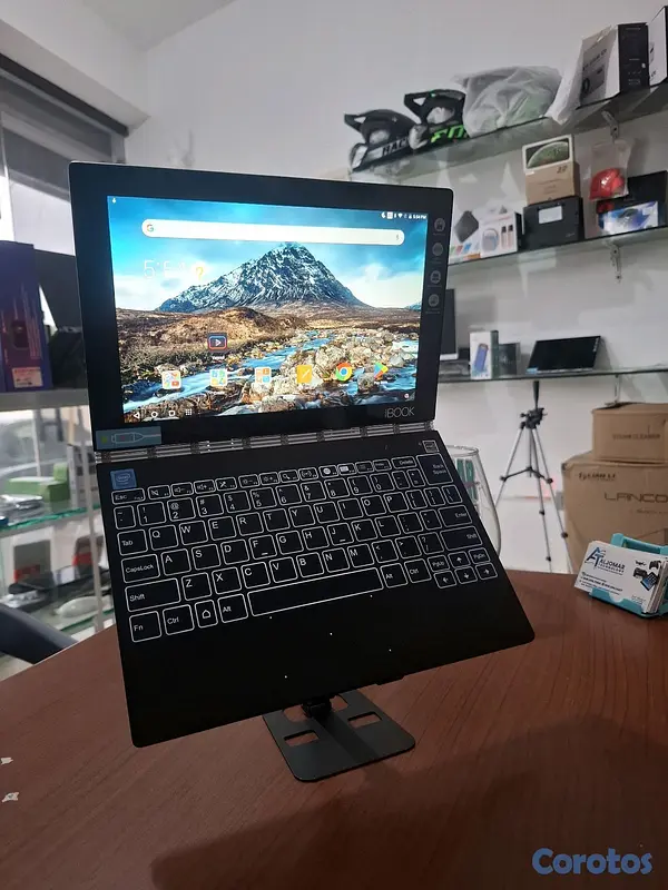 computadoras y laptops - Tablet/ mini laptop Lenovo Yoga Book YB1 10.1" Atom x5 2.4GHz 4GB RAM 64GB SSD 2