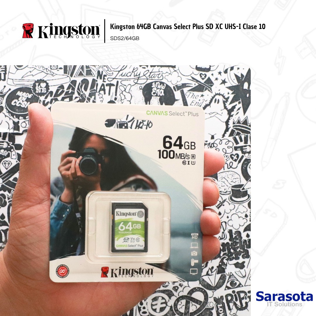 accesorios para electronica - kingston Canvas Select Plus SDXC 64GB 0