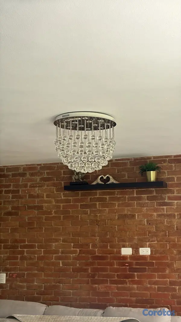 decoración y accesorios - lampara en cristales, 3 tonos de luces led!!!!  2