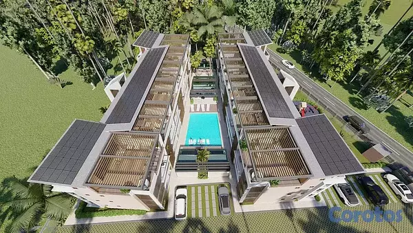 apartamentos - Las Terrenas - Samaná, Apartamento de 1 habitación con Línea blanca 4
