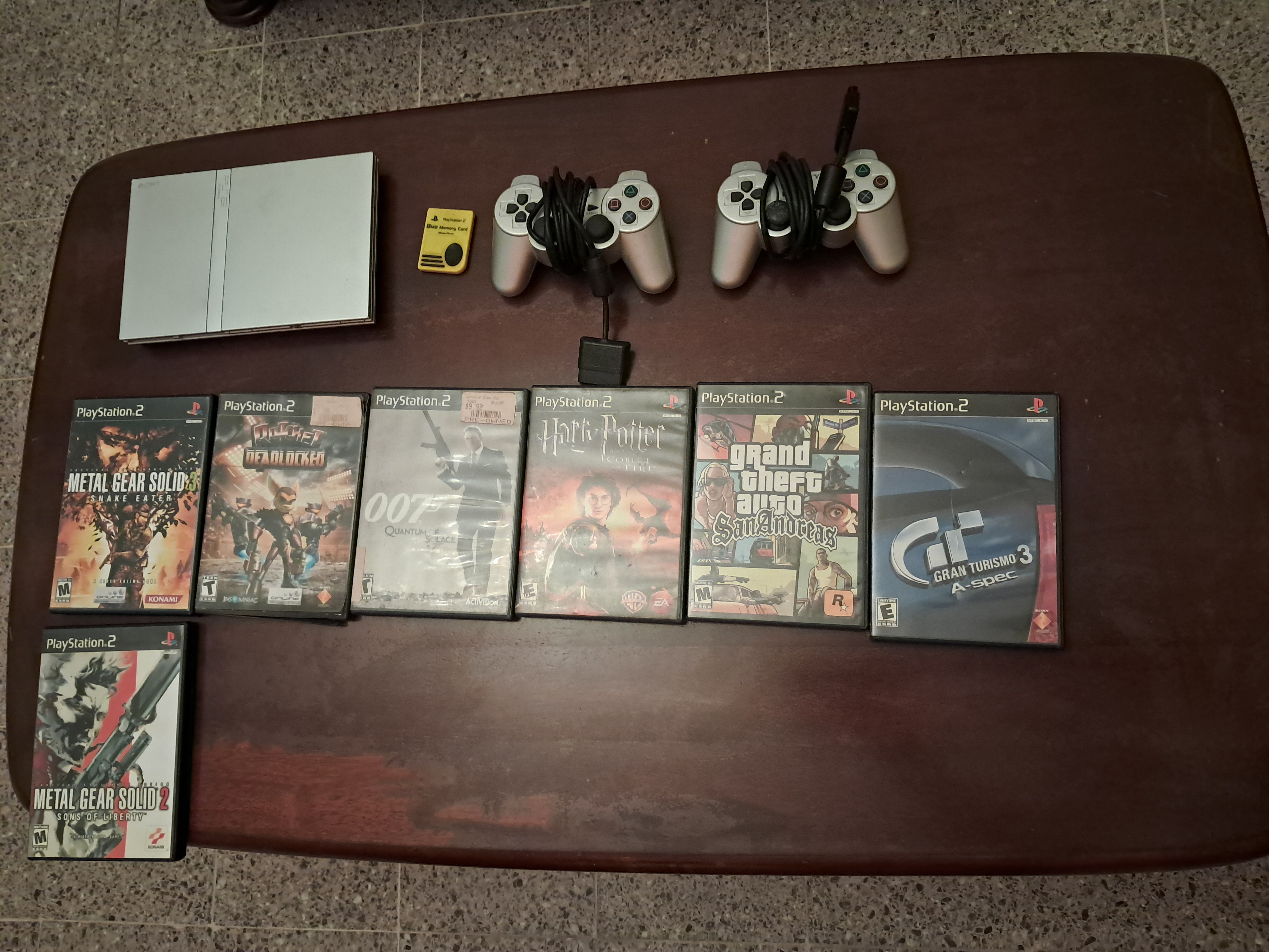 consolas y videojuegos - Playstation 2 Slim  1