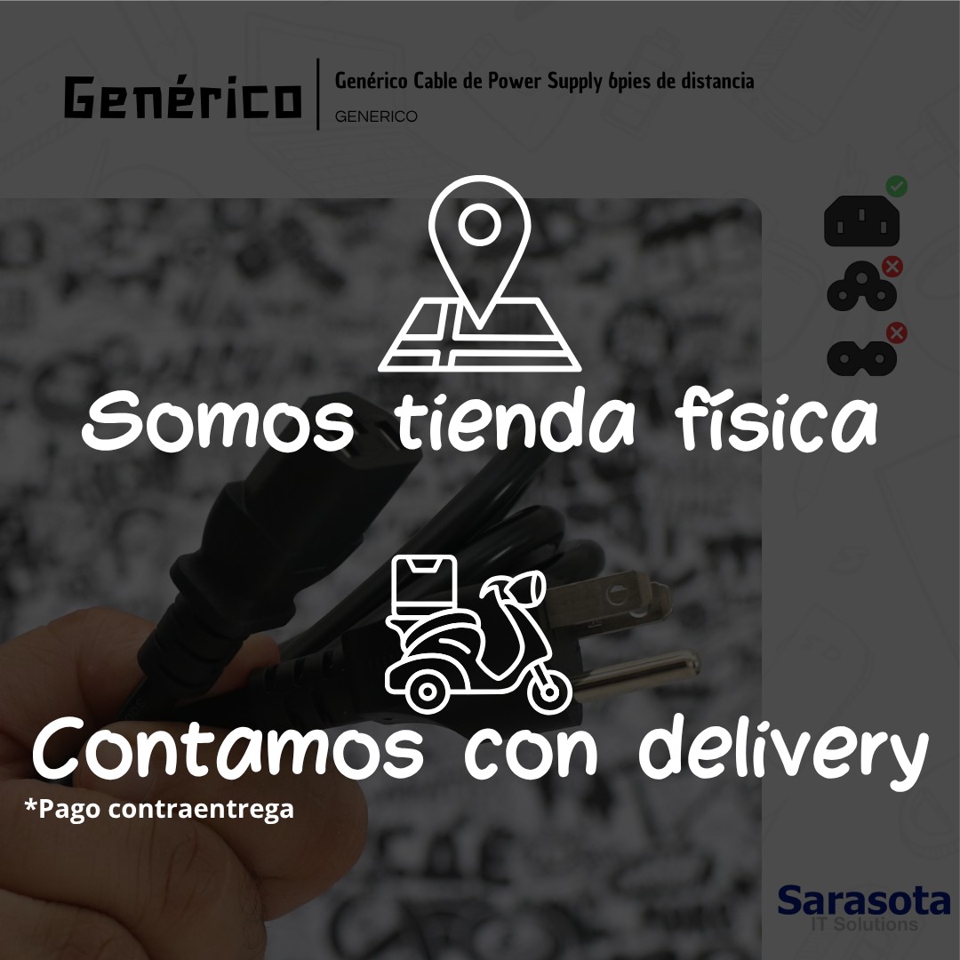 accesorios para electronica - Cable de fuente de 6 pies 2