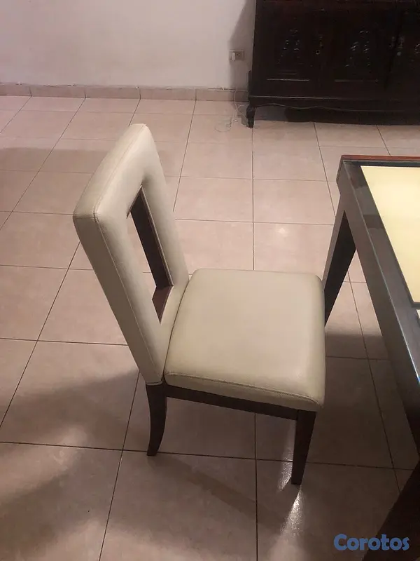 muebles y colchones - comedor moderno de lujo expansible a 8 sillas  5