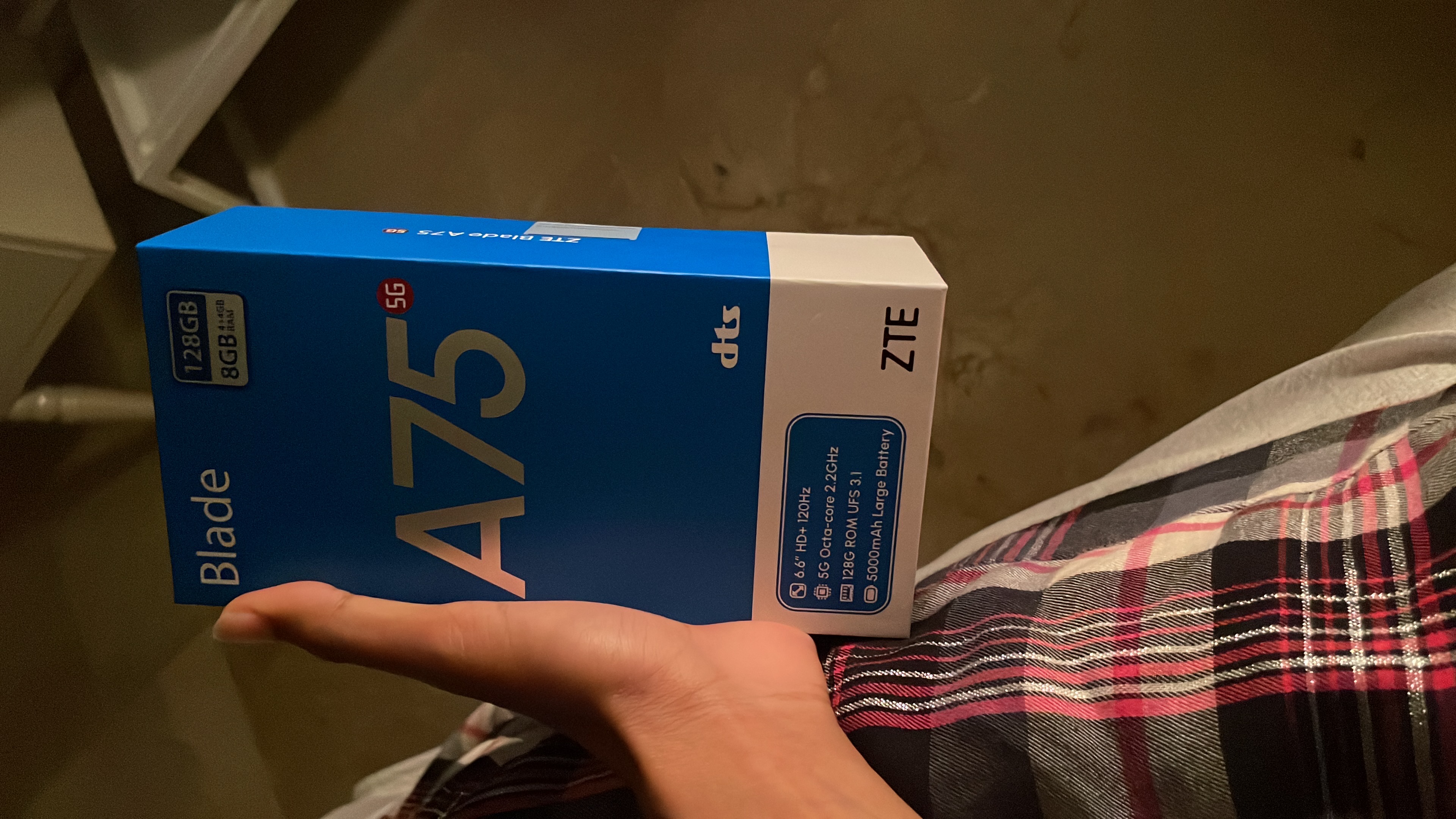 celulares y tabletas - ZTE Blade A75 5G - Pantalla 120Hz / 128GB / 8GB RAM / Batería 5000mAh - Nuevo 4