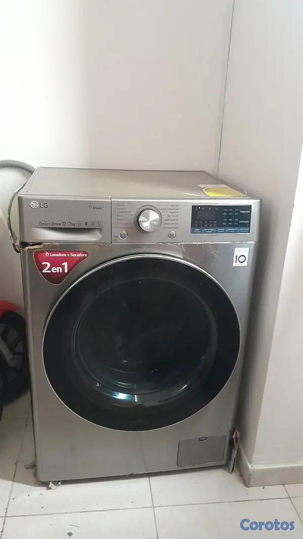 electrodomesticos - Lavadora secadora LG  9