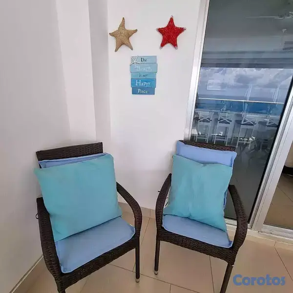 apartamentos - Juan Dolio – Frente mar – Apartamento amueblado de 2 habitaciones 8