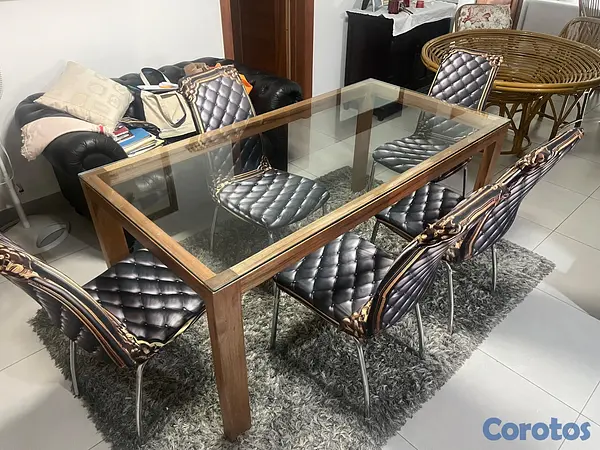 muebles y colchones - Comedor de 6 sillas 4
