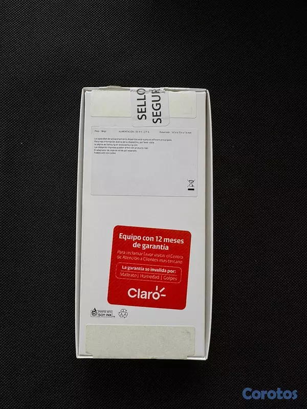celulares y tabletas - Samsung Galaxy A07 negro 128 GB para claro.**Somos 2