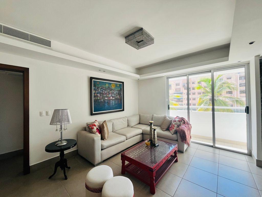 apartamentos - Se alquila Apto. de 2 Hab. amueblado en Piantini