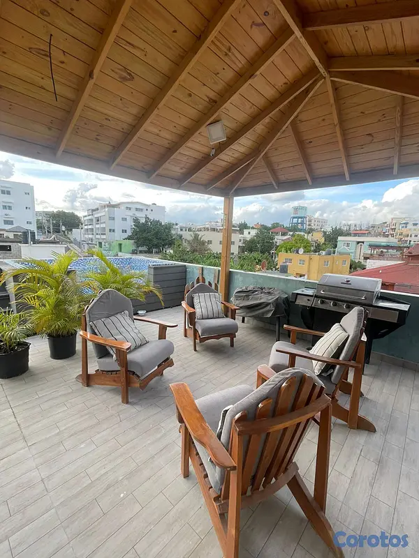 apartamentos - Apartamento con terraza amueblado 2