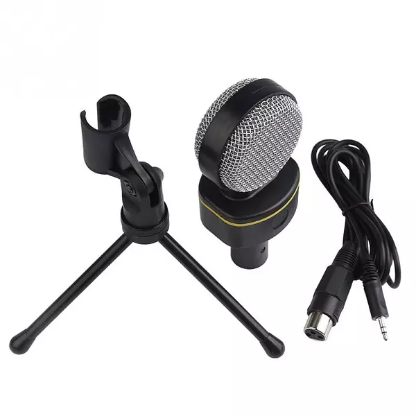 accesorios para electronica - Microfono Con Condensador De Estudio Con Trípode Profesional USB PLUG  2