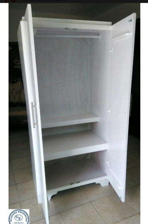 muebles y colchones - Armario ropero pequeño en blanco ideal para bebé 