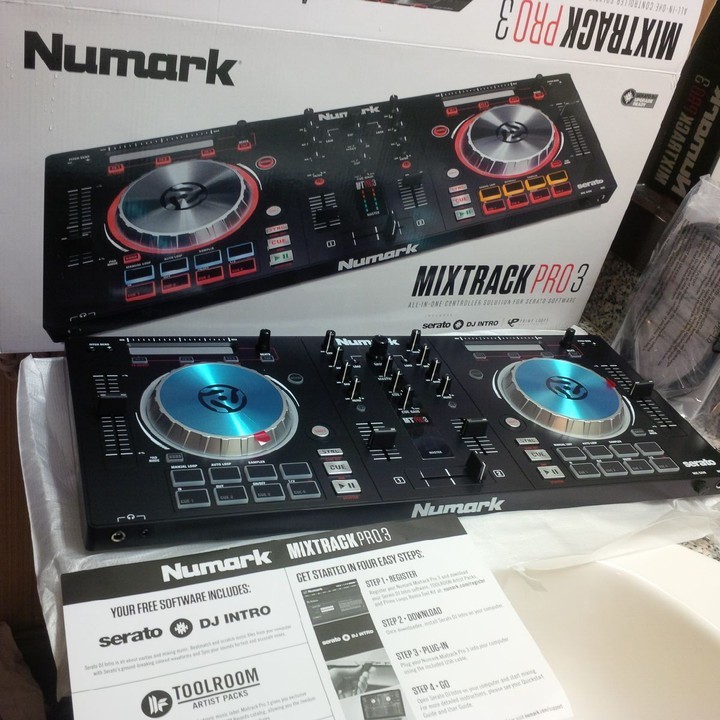 instrumentos musicales - Platos Controladora DJ Mixer Galaxappl Consola ultra cargsmart jordaledatopdrons 9