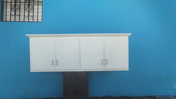 muebles y colchones - Gabinete blanco en Hidrofugo  2