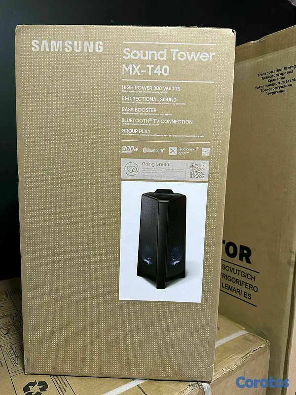 camaras y audio - Torre de Sonido Samsung MX-T40 300 Watts 4