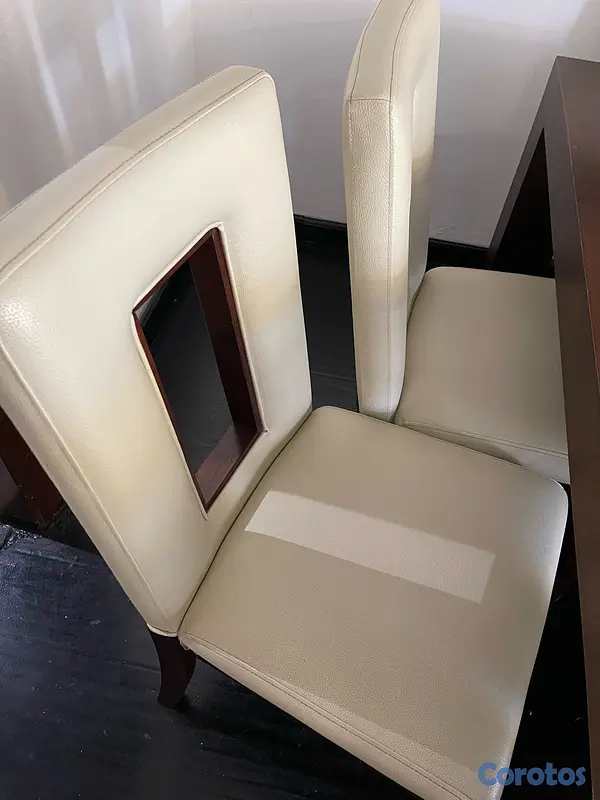 muebles y colchones - Mesa de 8 con sillas 3